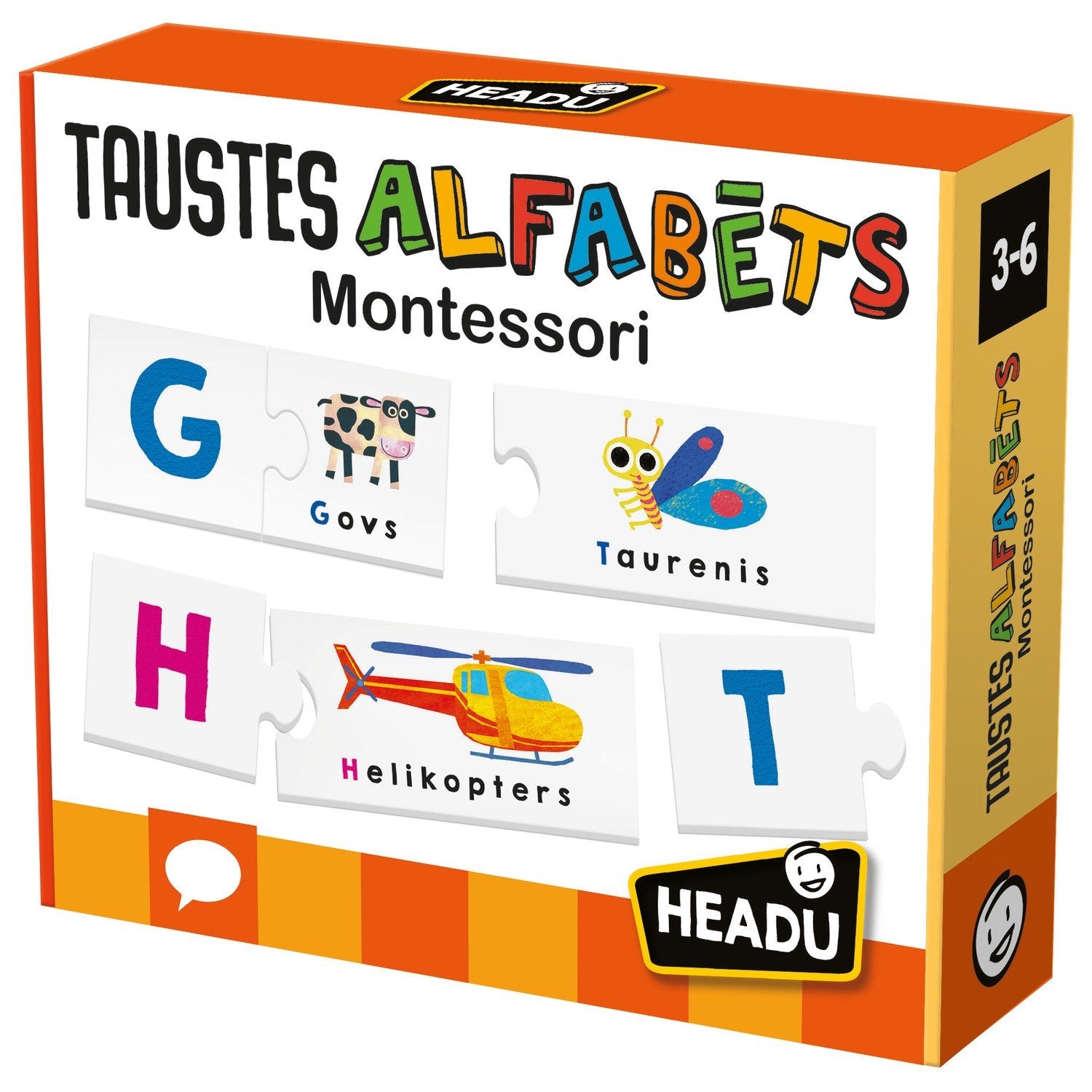 Headu Montessori Touch Abc (på latvisk.)