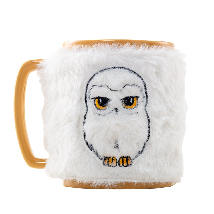 Hedwig Mugg 440ml med Teddy Bear Cover för Harry Potter Fans