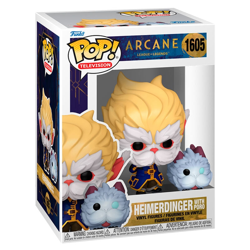 Heimerdinger Actionfigur med Poro från League of Legends