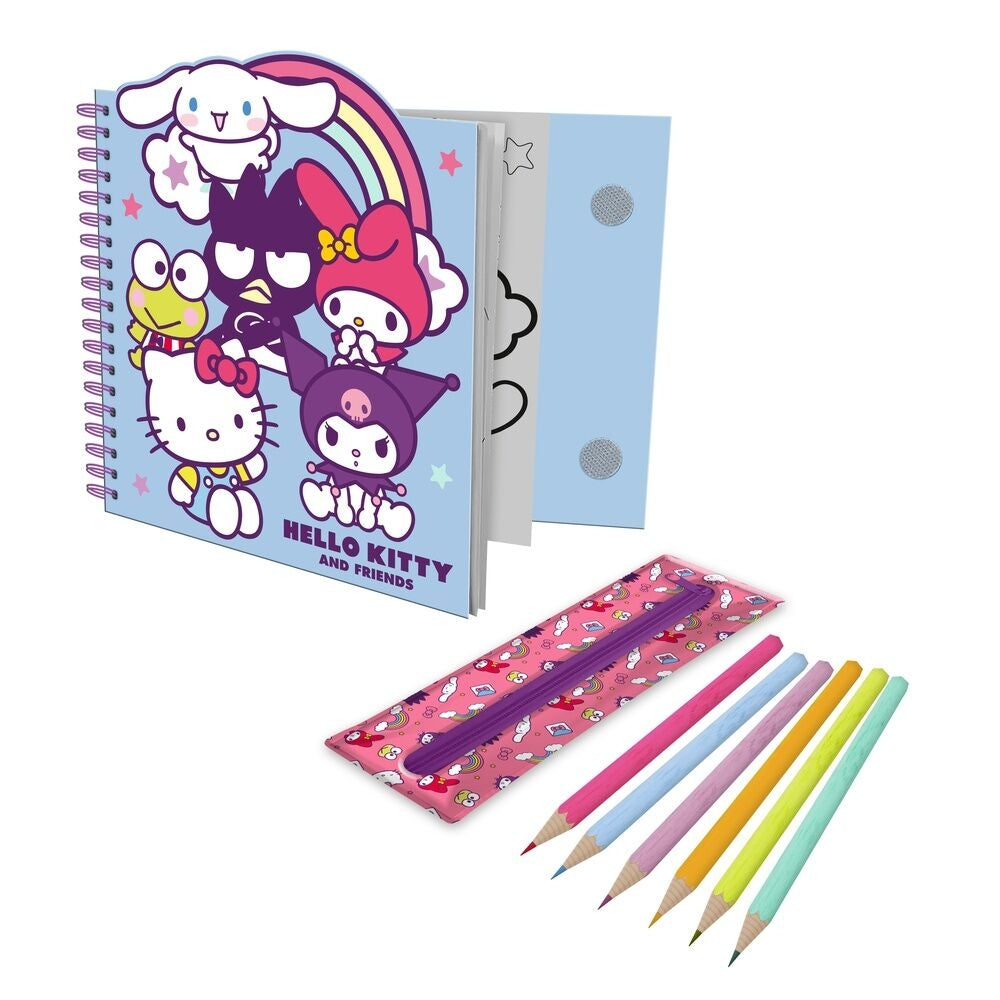 Hello Kitty Activity Notebook med avtagbart fodral