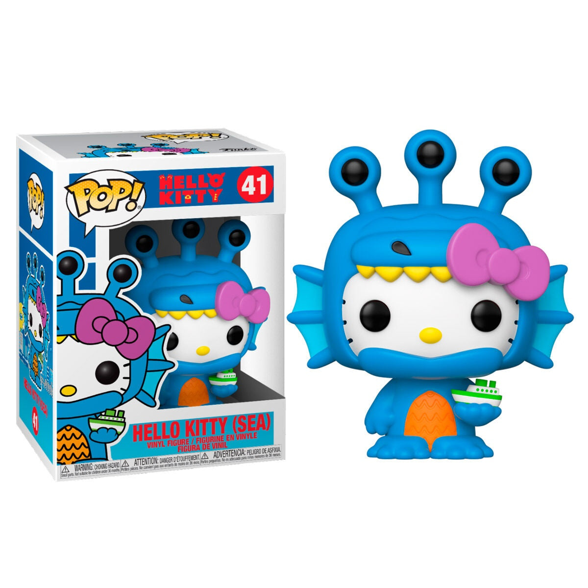 Hello Kitty Kaiju Figur - Sanrio Sea Creature Collectible