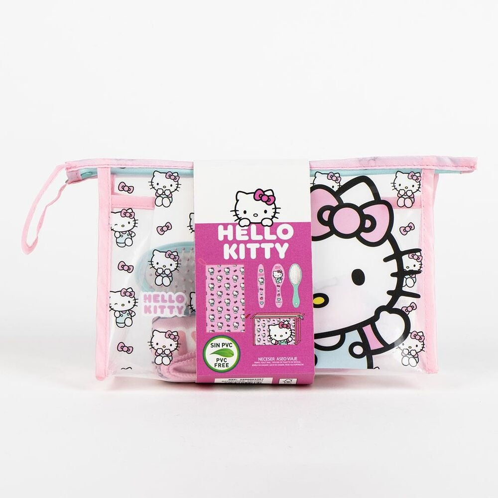 Hello Kitty Necessär med dragkedja och vattentätt foder