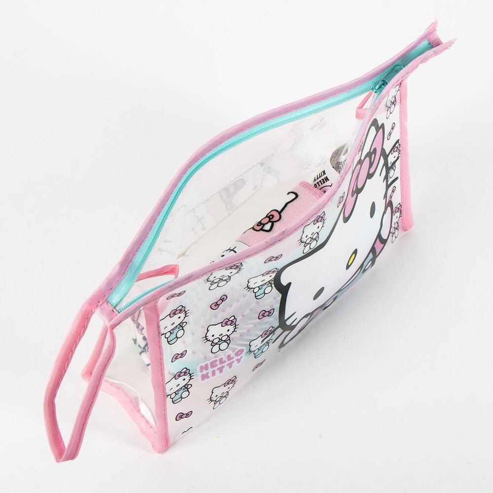 Hello Kitty Necessär med dragkedja och vattentätt foder