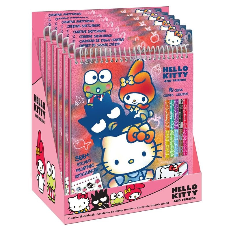 Hello Kitty färgpennaset med 24 livfulla färger