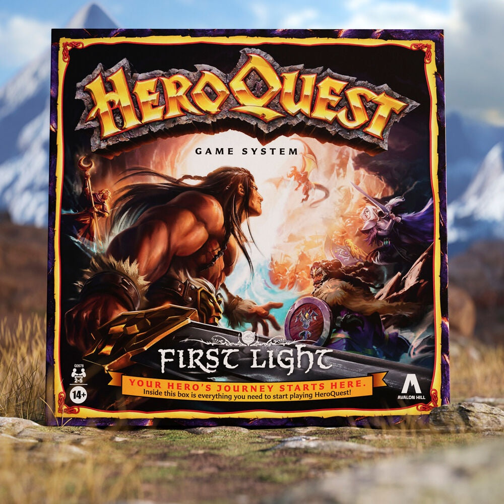 Hero Quest First Light Brädspel - Strategi, Äventyr, 1-5 spelare