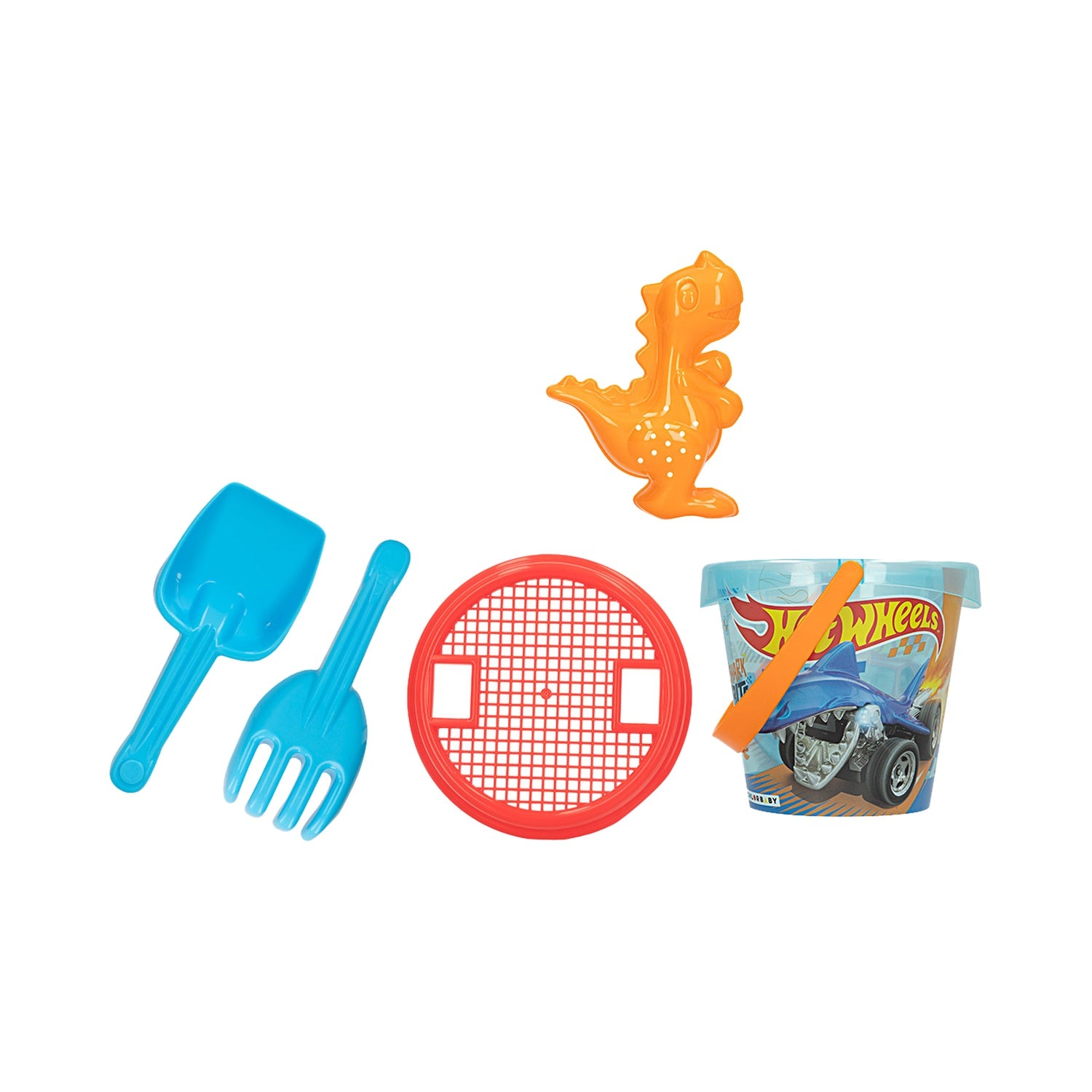 Hot Wheels strandleksaksset, 5 delar, dinosaurieform