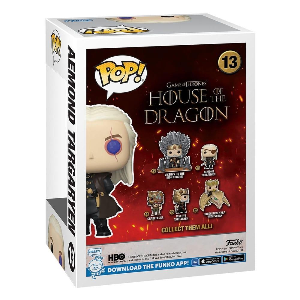 House of the Dragon POP! TV Vinylfigurer Aemond Targaryen 9 cm Sortiment (6)