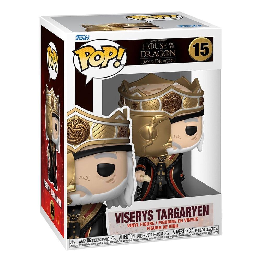 House of the Dragon POP! TV Vinylfigurer Maskerade Viserys 9 cm Sortiment (6)