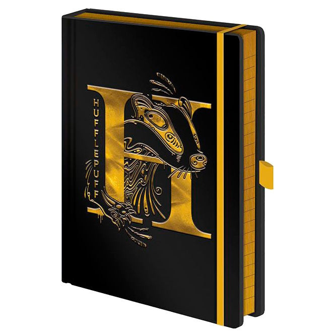 Hufflepuff Premium A5 Notebook för Harry Potter-fans