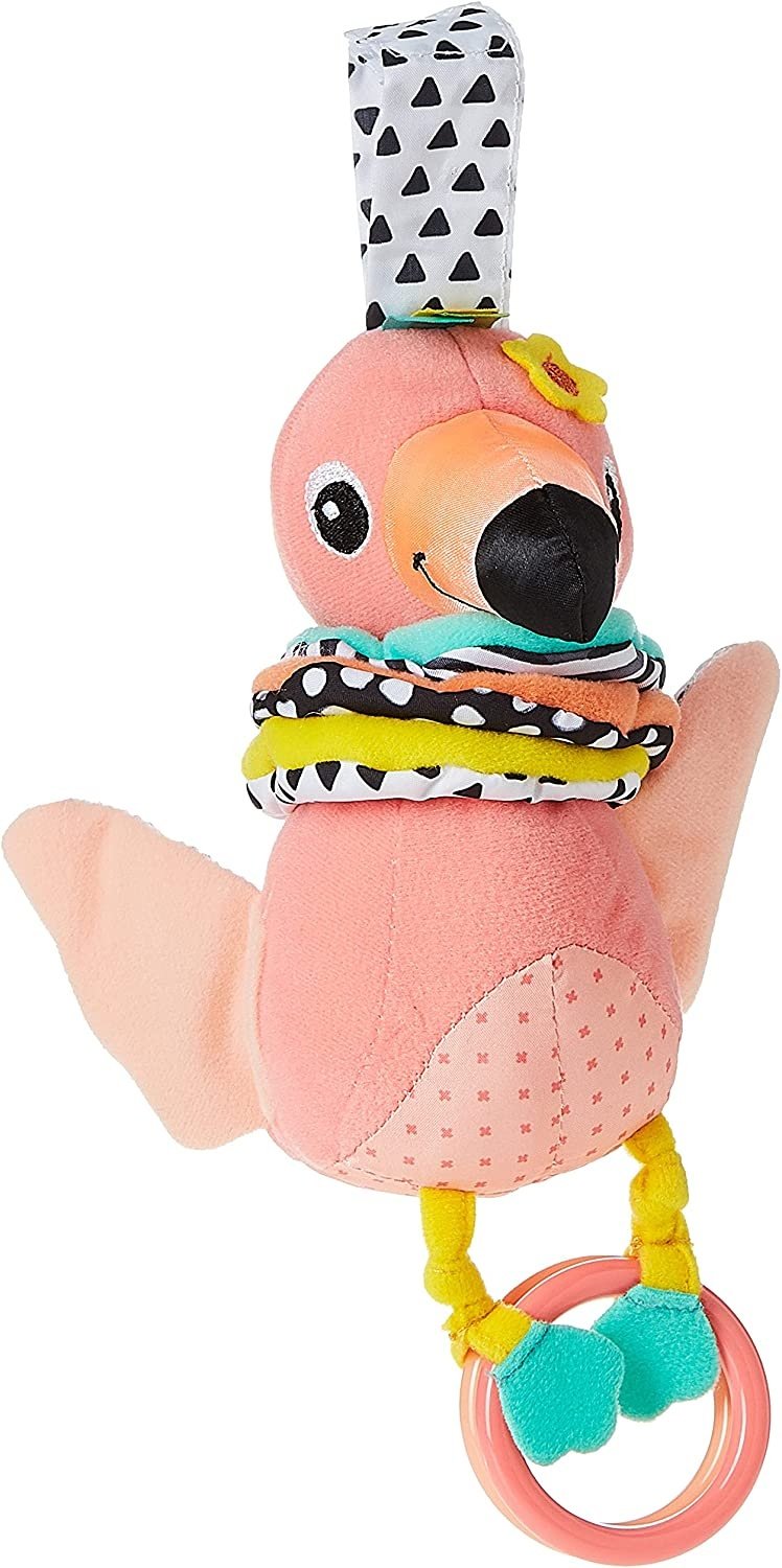 Infantino Hug &amp; Pull Musical Flamingo