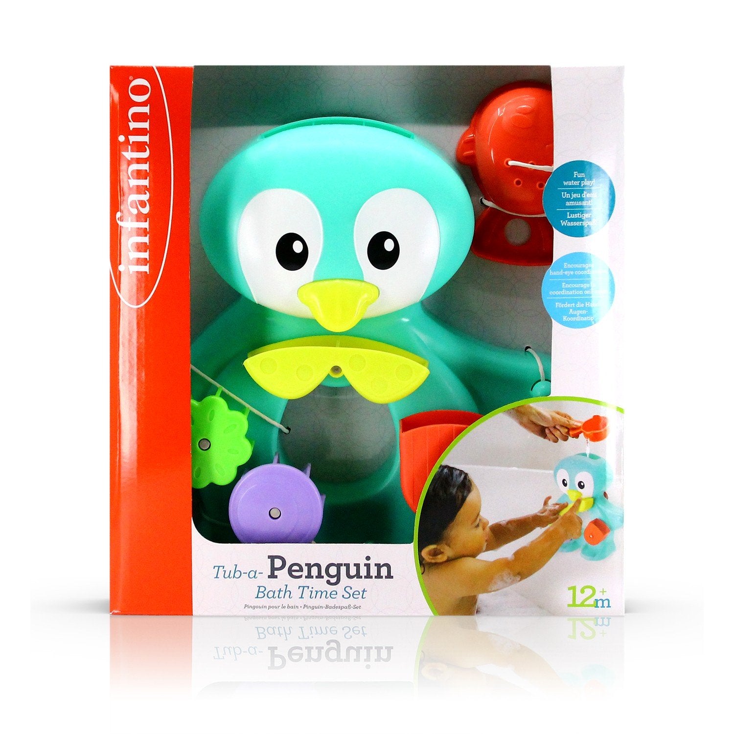 Infantino Lekset Badkar A Penguin Bath Time