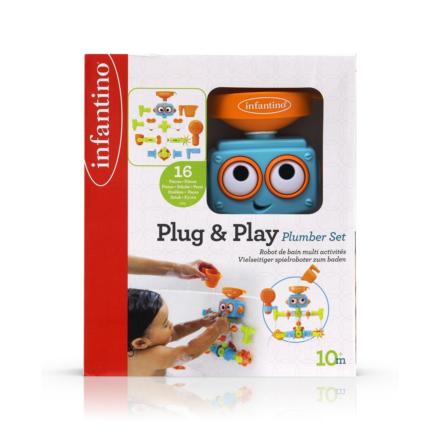 Infantino Playset Plug N Play Rørlegger