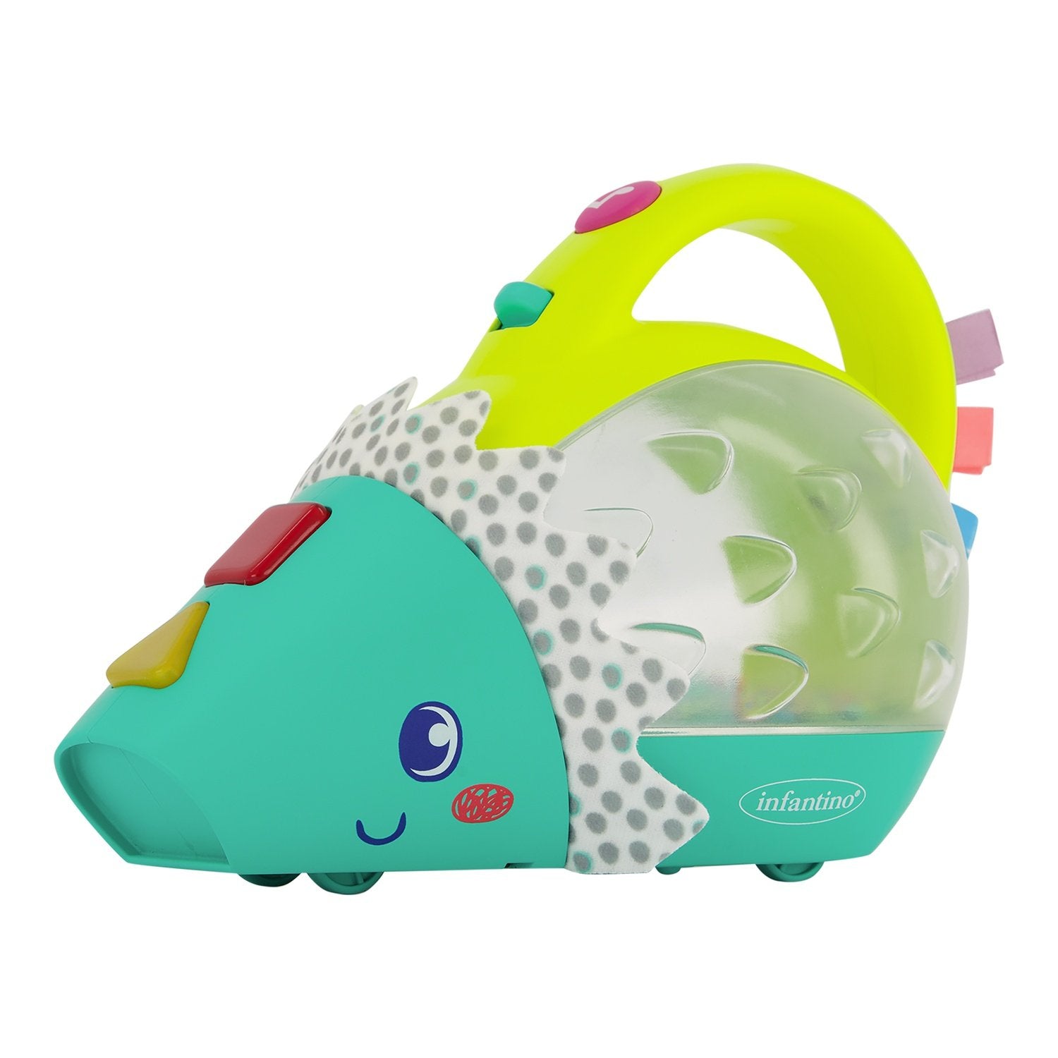 Infantino Push &amp; Pop Musical Light-Up Mini-Vac