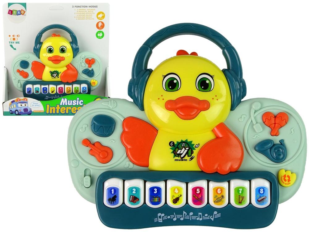 Interactive Duck Piano: Ljus, ljud och musikaliskt kul för småbarn