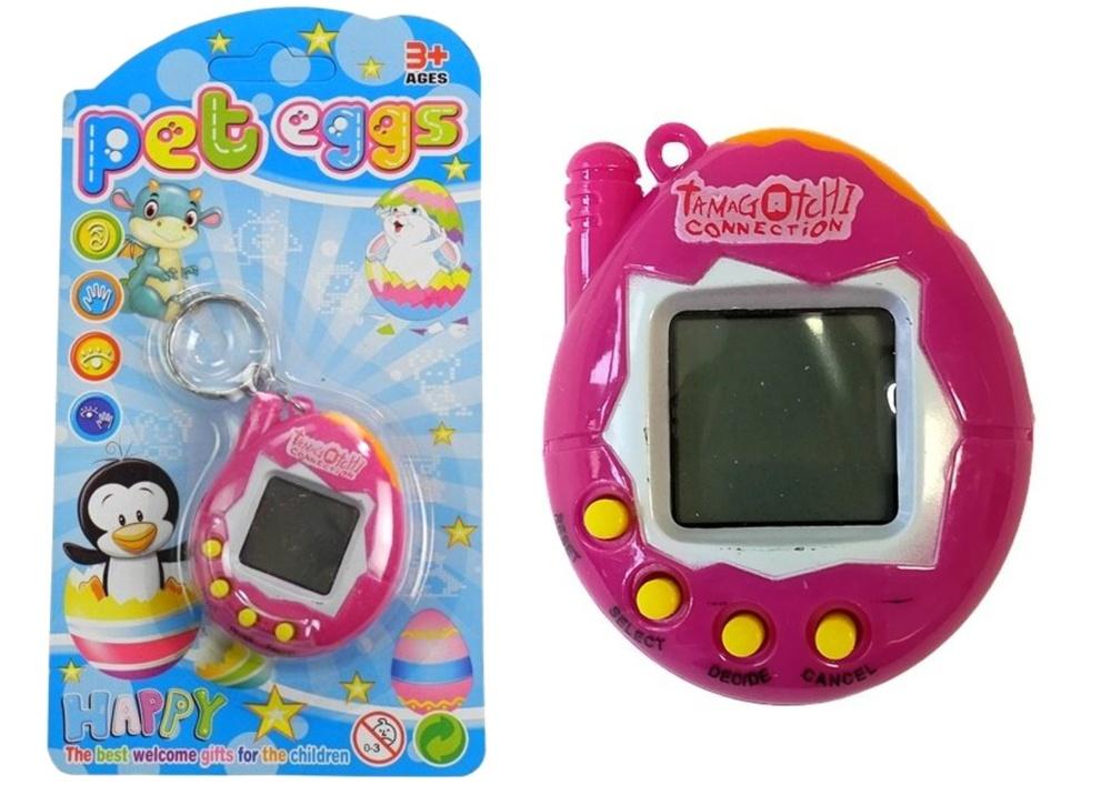 Interactive Pink Tamagotchi: Morsomt virtuelt kjæledyrspill for barn