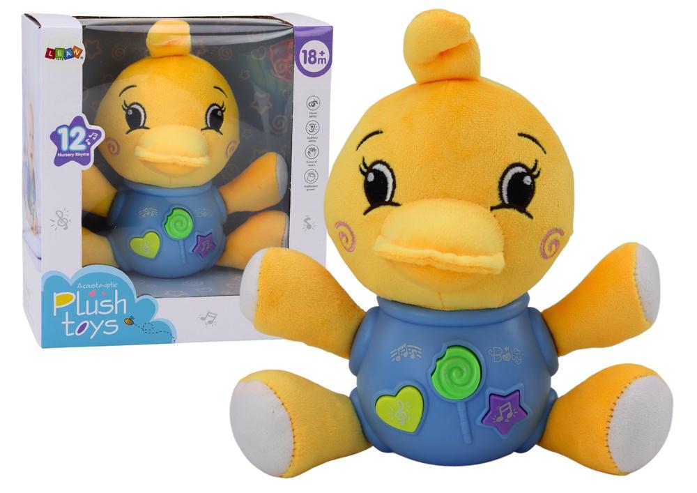 Interactive Plush Duck: Lyder, dikt og melodier - 19 cm