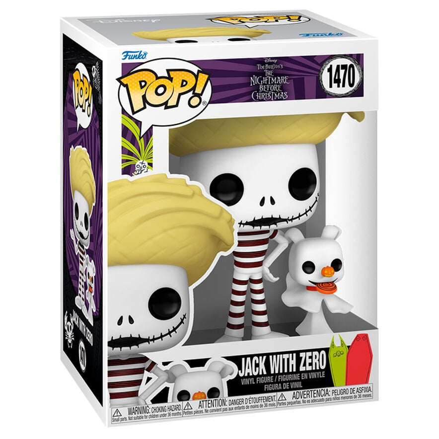 Jack Skellington Figur med Zero från The Nightmare Before Christmas