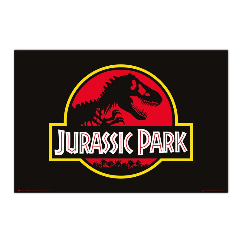 Jurassic Park filmaffisch, vintagedesign, 24x36 tum