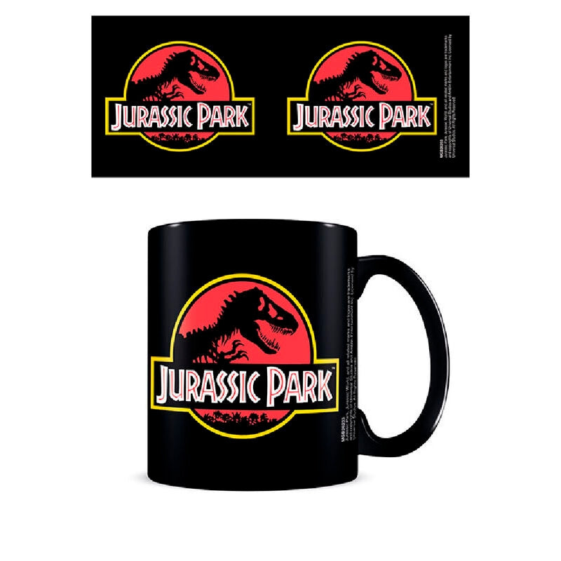 Jurassic Park-logotyp kaffemugg, 315 ml kapacitet
