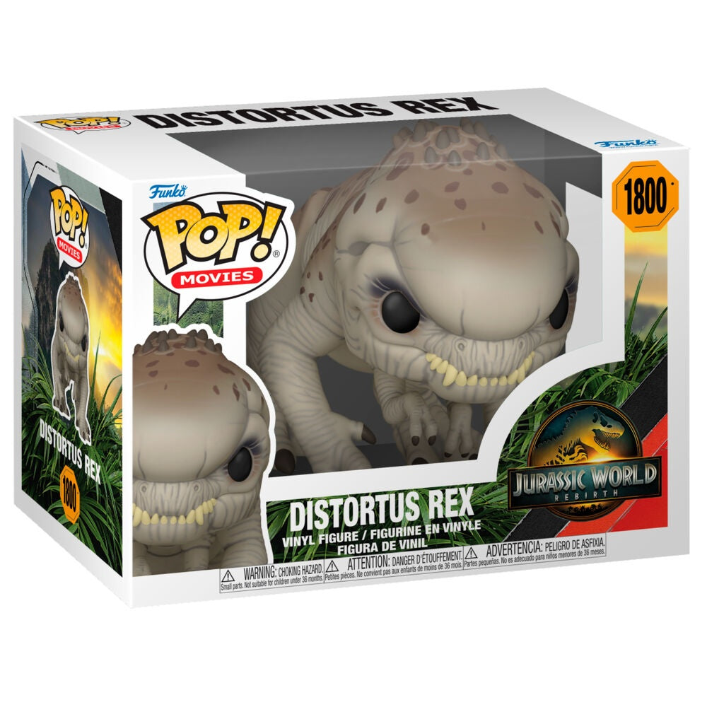 Jurassic World 5 Distortus Rex Action Figur, 12-tums storlek