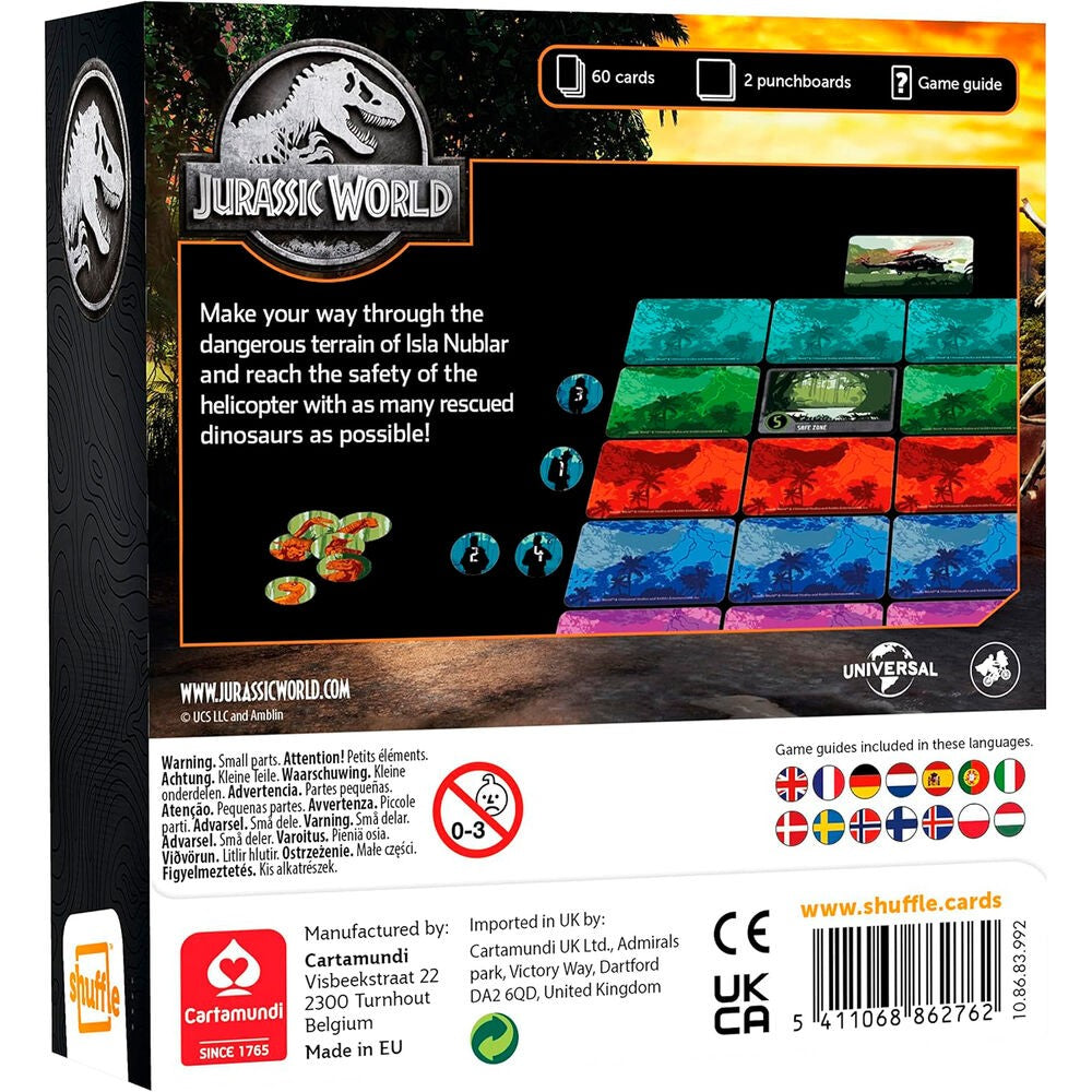Jurassic World Strategy Brädspel för 2-4 spelare, åldrar 8+