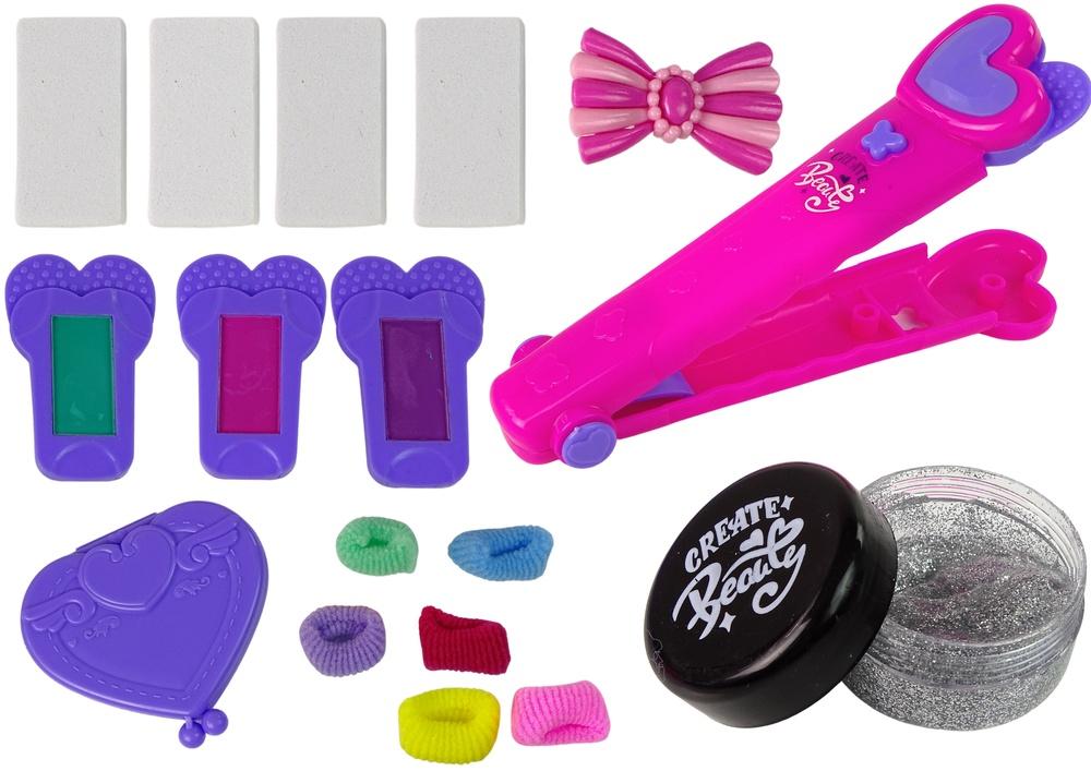 Kids Hair Styling Kit: Plattång & tvättbara krita höjdpunkter