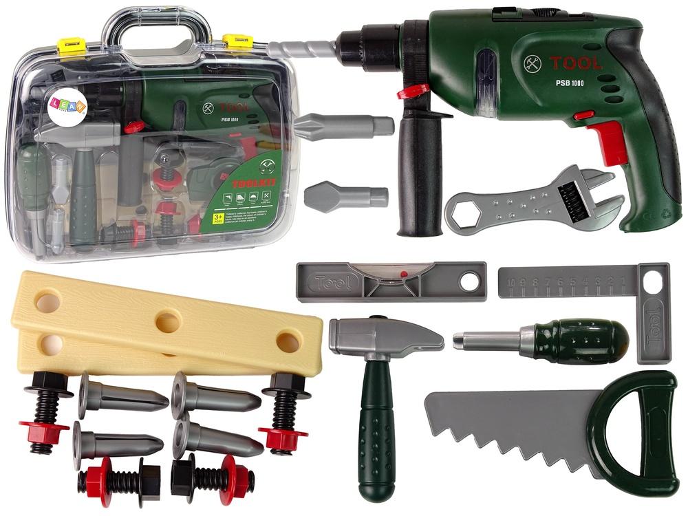 Kids Handyman Tool Set: Batteridrevet drill, hammer og mer! 