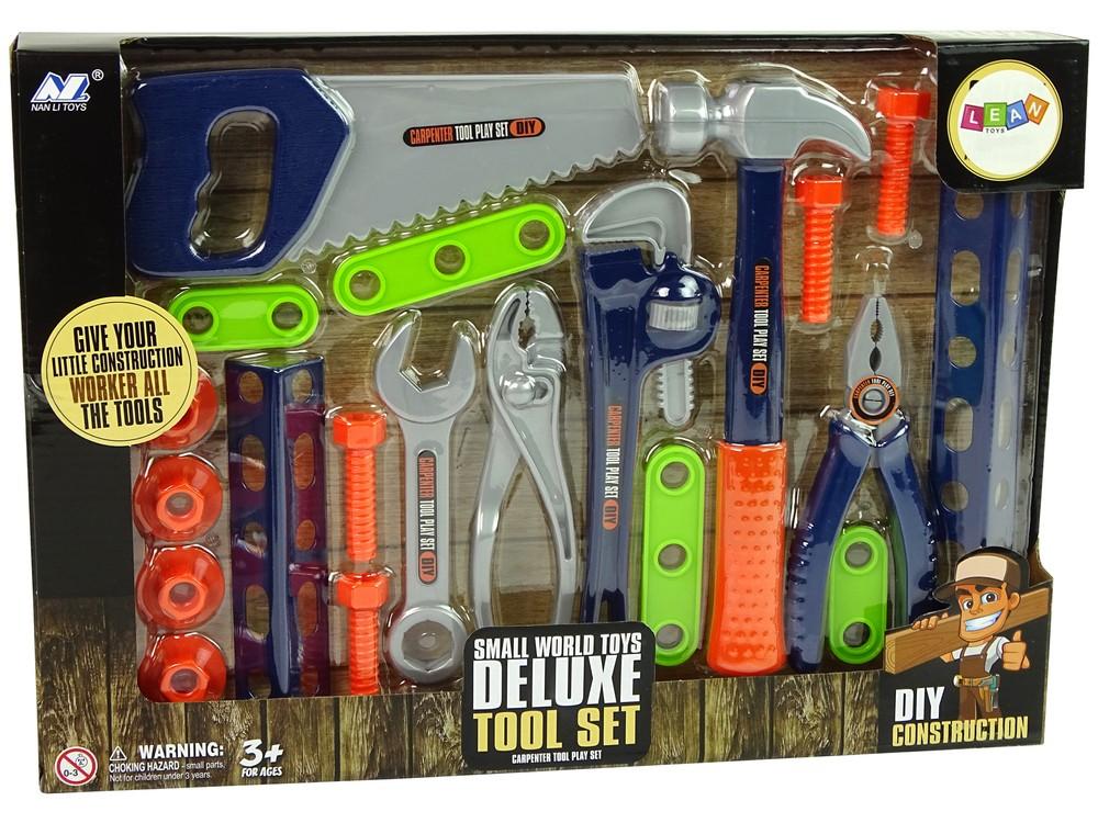 Kids Handyman Tool Set: Skruvmejsel, hammare, såg och mer!