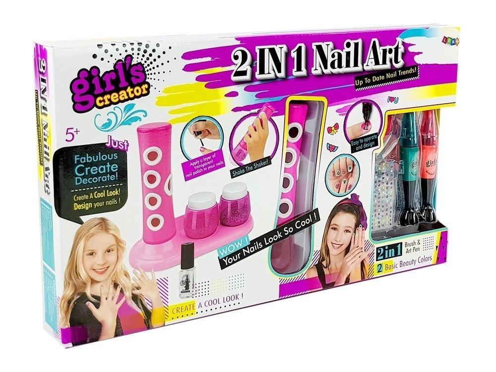 Kids Nail Art Kit: Glitter, Stickers & Precision Pen Fun