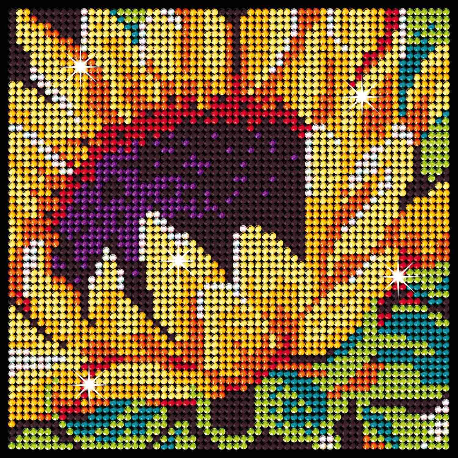 Kitfix DIY Sett Diamond Art Sunflower