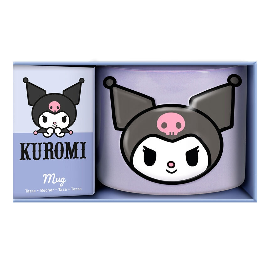 Kuromi Mug 400ml – Keramisk kaffekopp för dagligt bruk