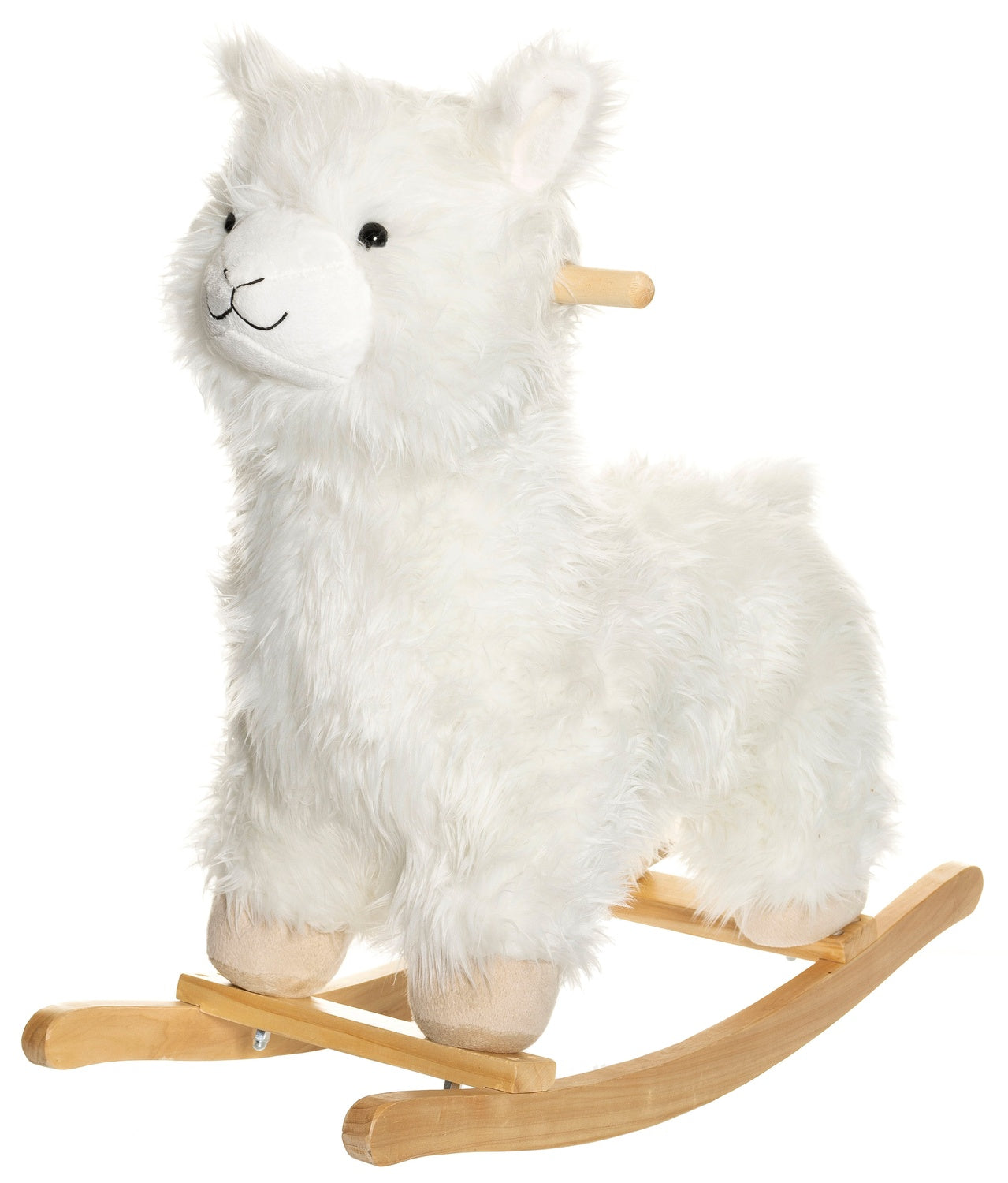 Lama gunghäst, mjuk päls, 50 kg kapacitet