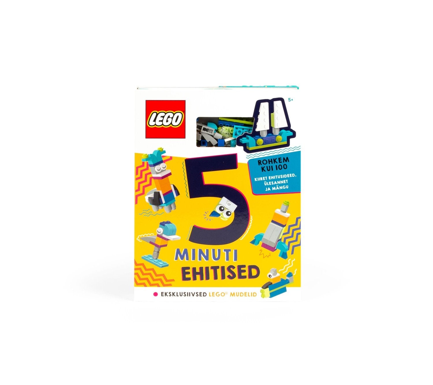 Lego Iconic Activity Book "5-Minute Builds"-(på estisk.)