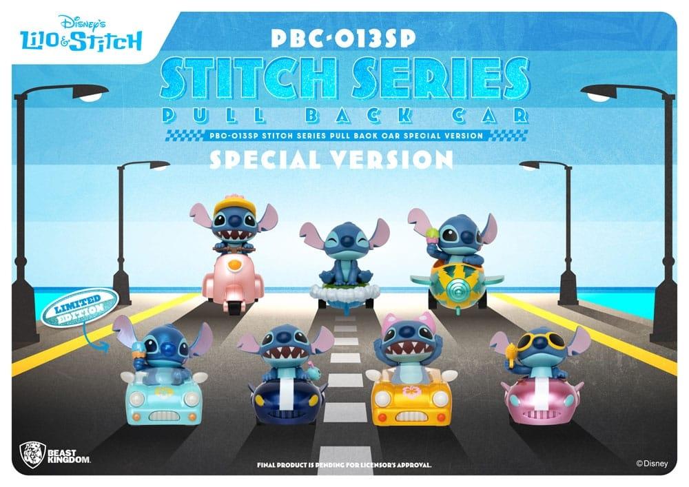 Lilo & Stitch Pull Back Cars Blind Box 6-Pack Special Edition