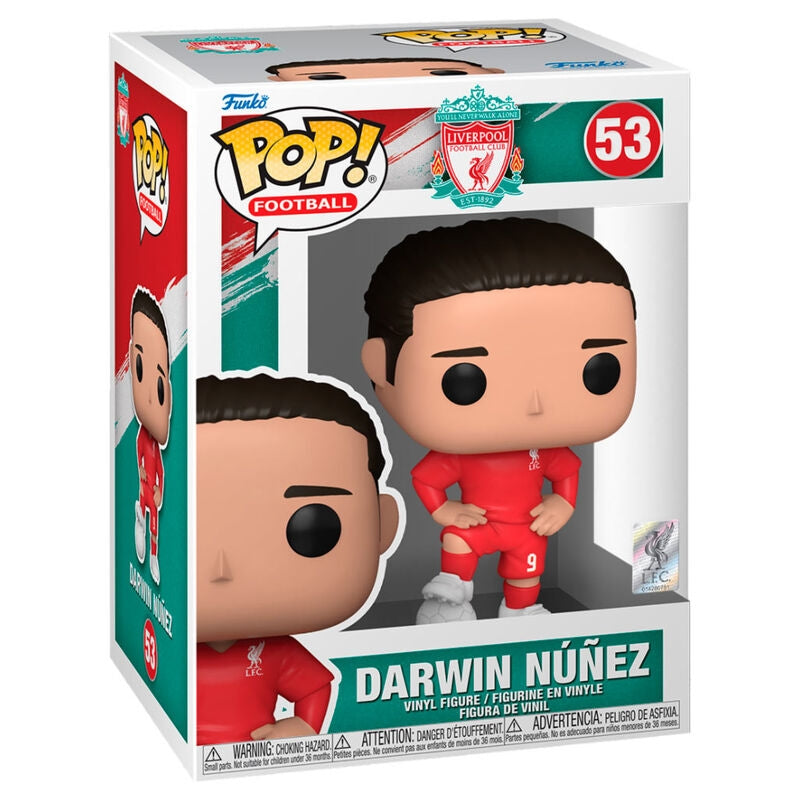 Liverpool Darwin Nuñez popfigur, samlarleksak, 4-tum