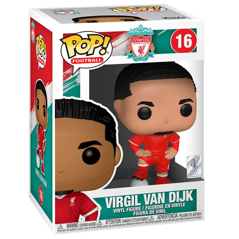 Liverpool Virgil Van Dijk POP-figur - Samlarleksak för fotboll