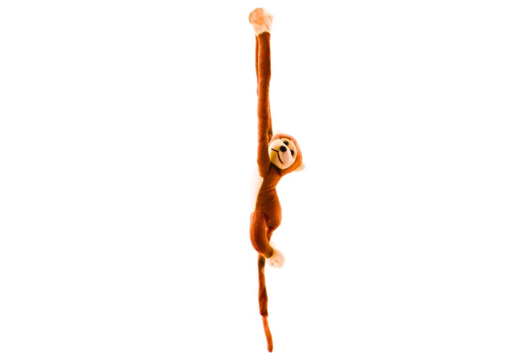 Ljudaktiverad Plysch Monkey Mascot - 80cm Ljusbrun