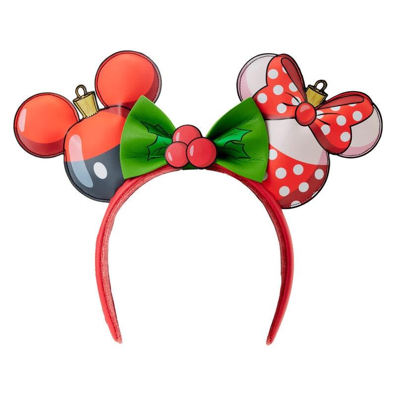 Loungefly Disney Mickey & Minnie julhuvudband med öron