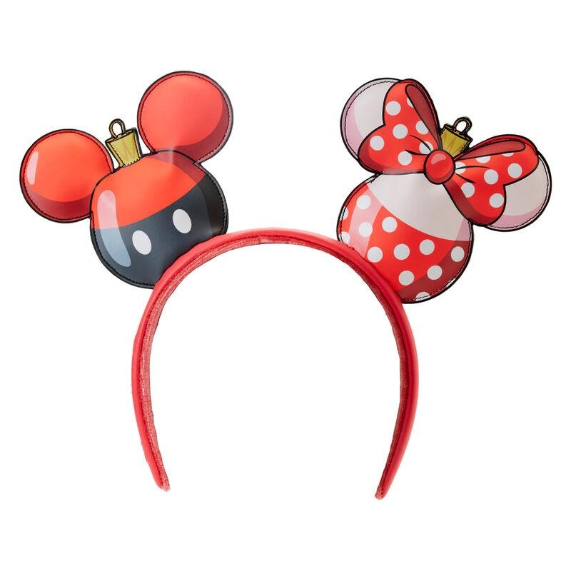 Loungefly Disney Mickey & Minnie julhuvudband med öron