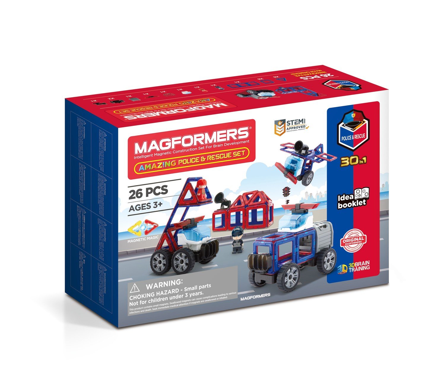 Magformers Amazing Police &amp; Rescue Set