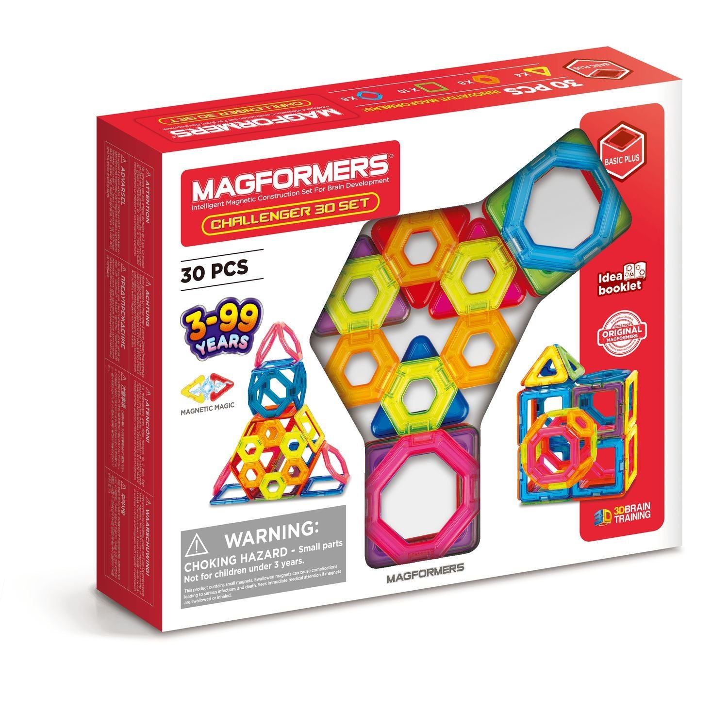 Magformers Magnet Constructor Set Challenger, 30 st