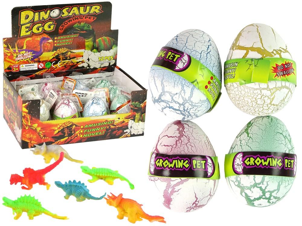 Magic Dinosaur Egg: Hatch, Grow &amp; Learn - 6 cm Hvit