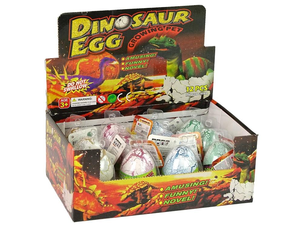 Magic Dinosaur Egg: Hatch, Grow &amp; Learn - 6 cm Hvid