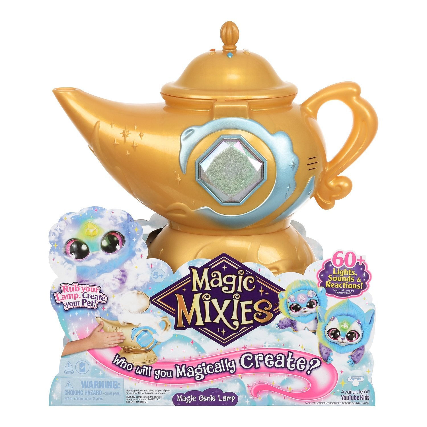 Magic Mixies Interactive Toy Magic Lamp, Blå