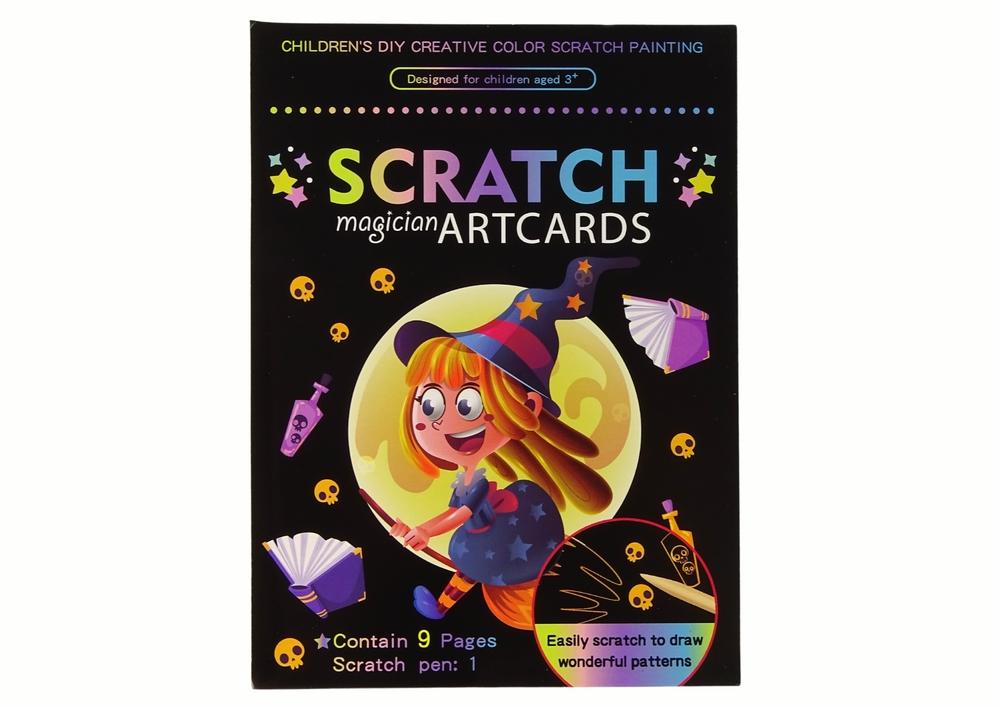 Magic Scratch Book for Kids: Avslöja färgglada häxscener