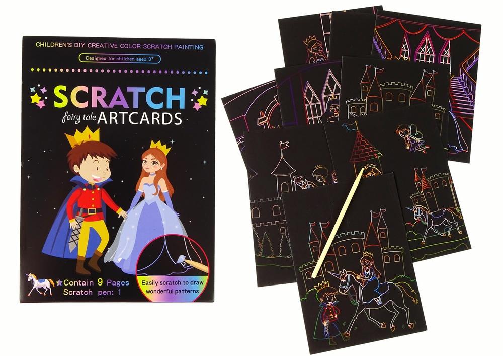 Magical Kingdom Scratch Coloring Book for barn