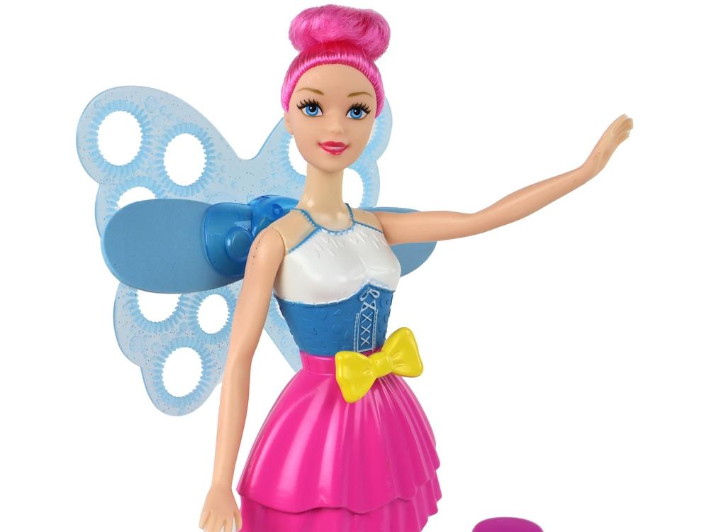 Magisk Fairy Doll med Bubble Wings - Rosa & Blå Kul!