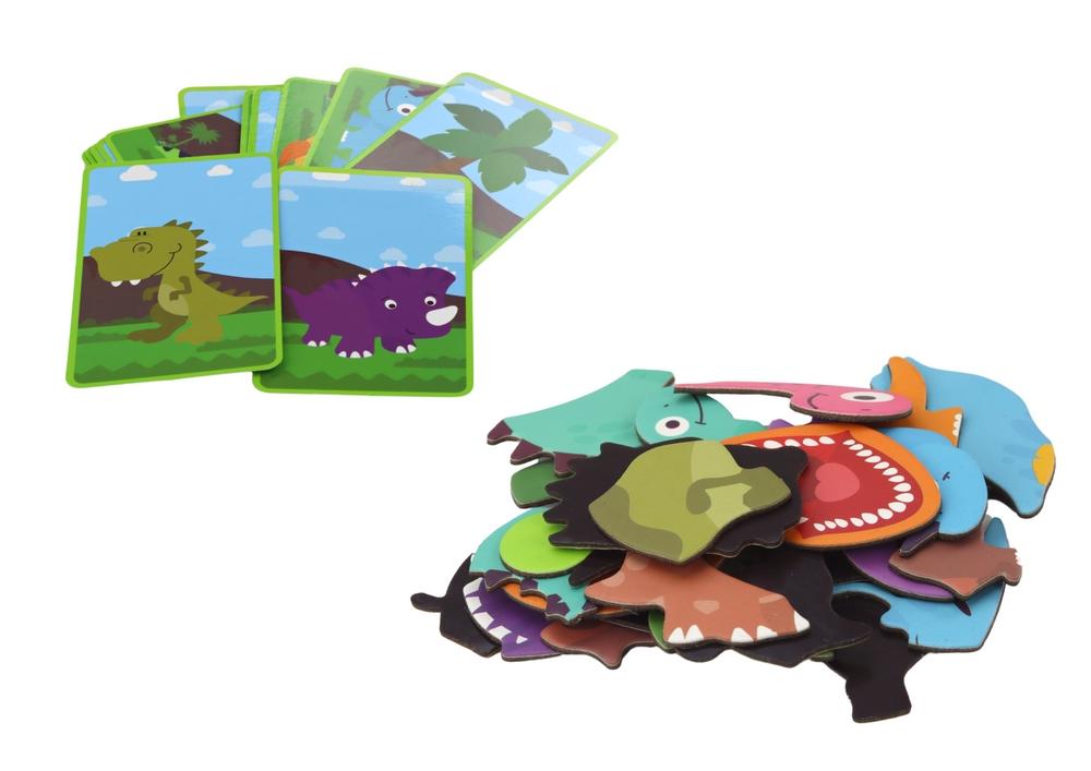 Magnetic Dino Puzzle Book: Utforska förhistoriska världar