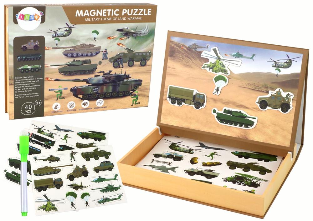 Magnetic Land War Puzzles: Kreativ moro for barn