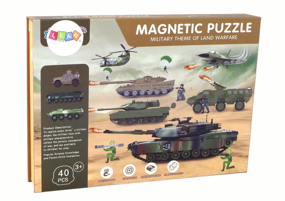 Magnetic Land War Puzzles: Kreativ moro for barn